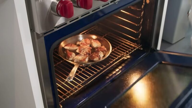 all-Clad Cookware in oven